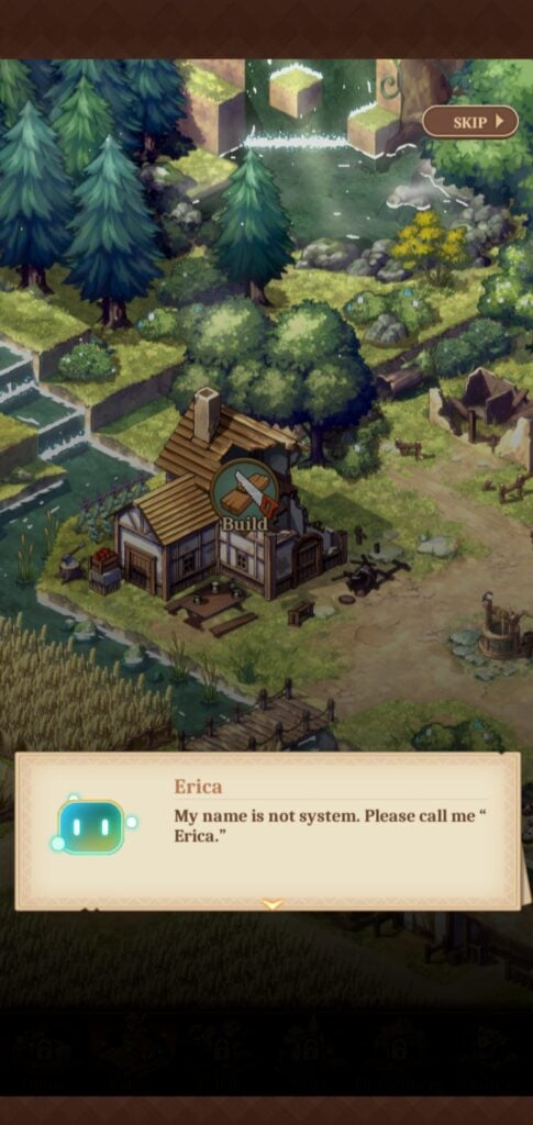 Screenshot of Erica in Isekai: Slow Life.